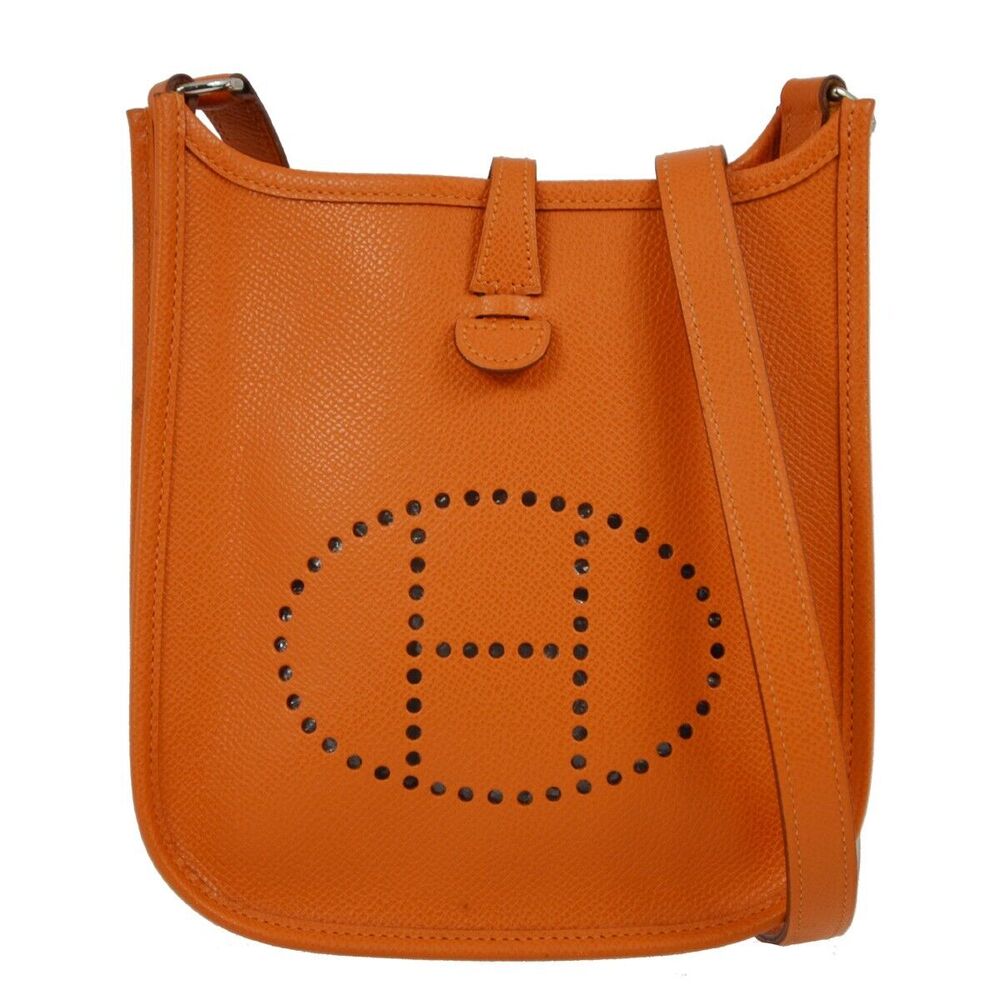 Hermes Orange Epsom Evelyne Tpm #122109H28B - Picture 1 of 10